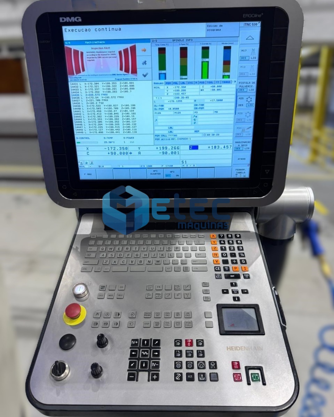 Centro de Usinagem 5 Eixos DMG DMU 85