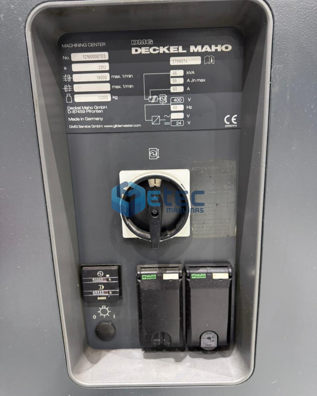 Centro de Usinagem 5 Eixos DMG DMU 85