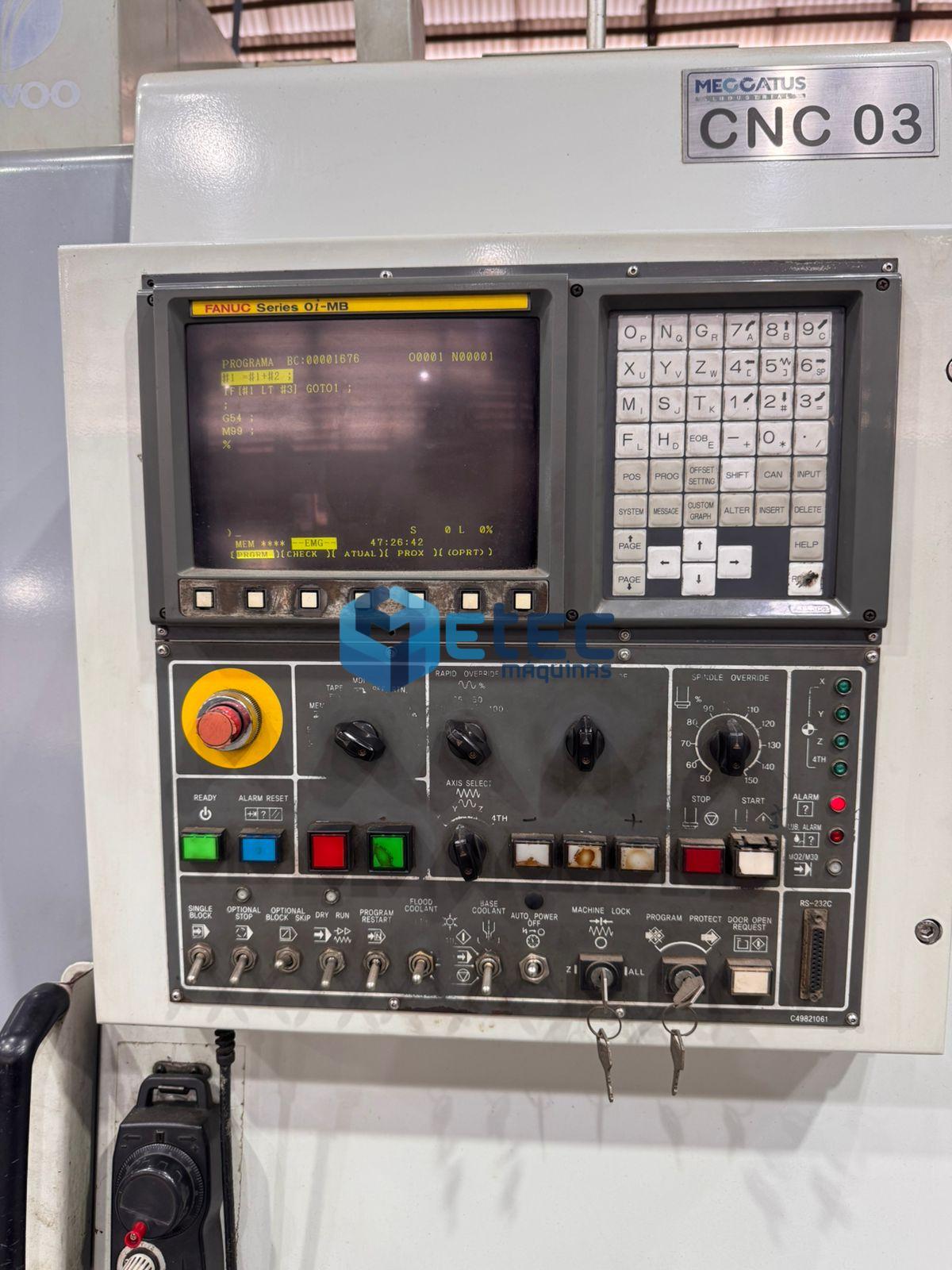 Centro de Usinagem Doosan Daewoo DMV3016LD