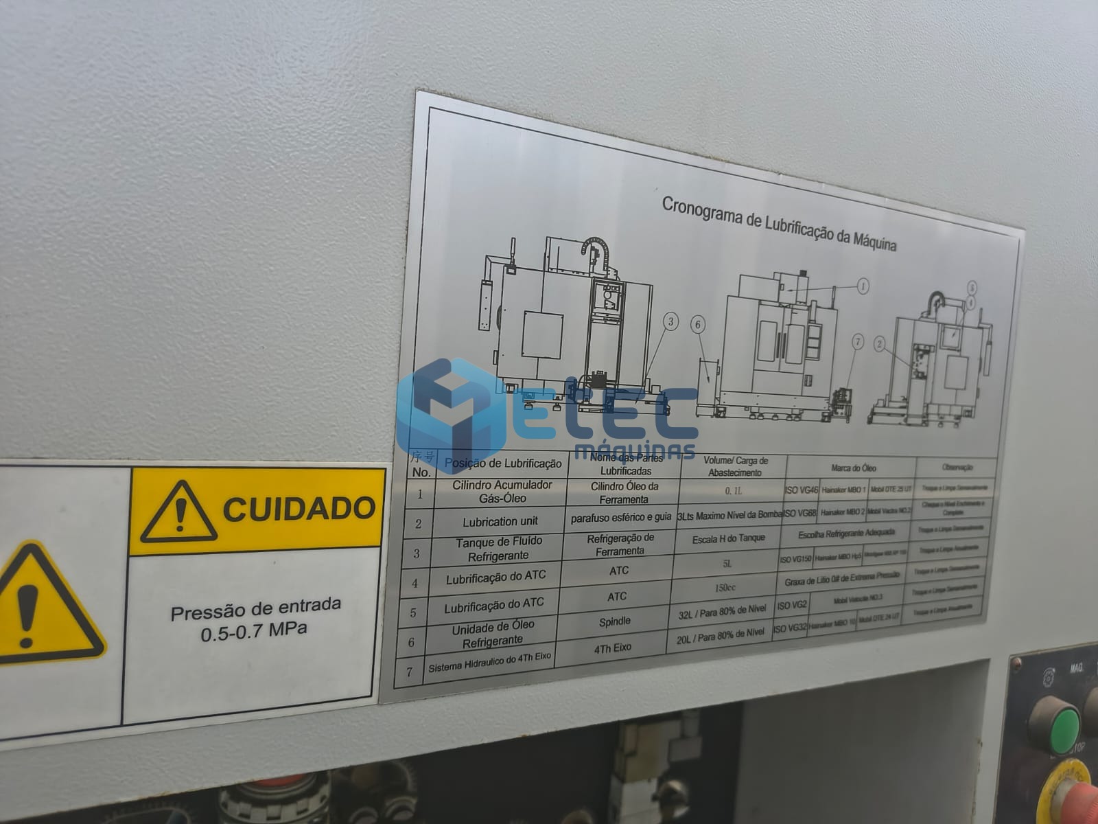 Centro de Usinagem Hision VMC1200