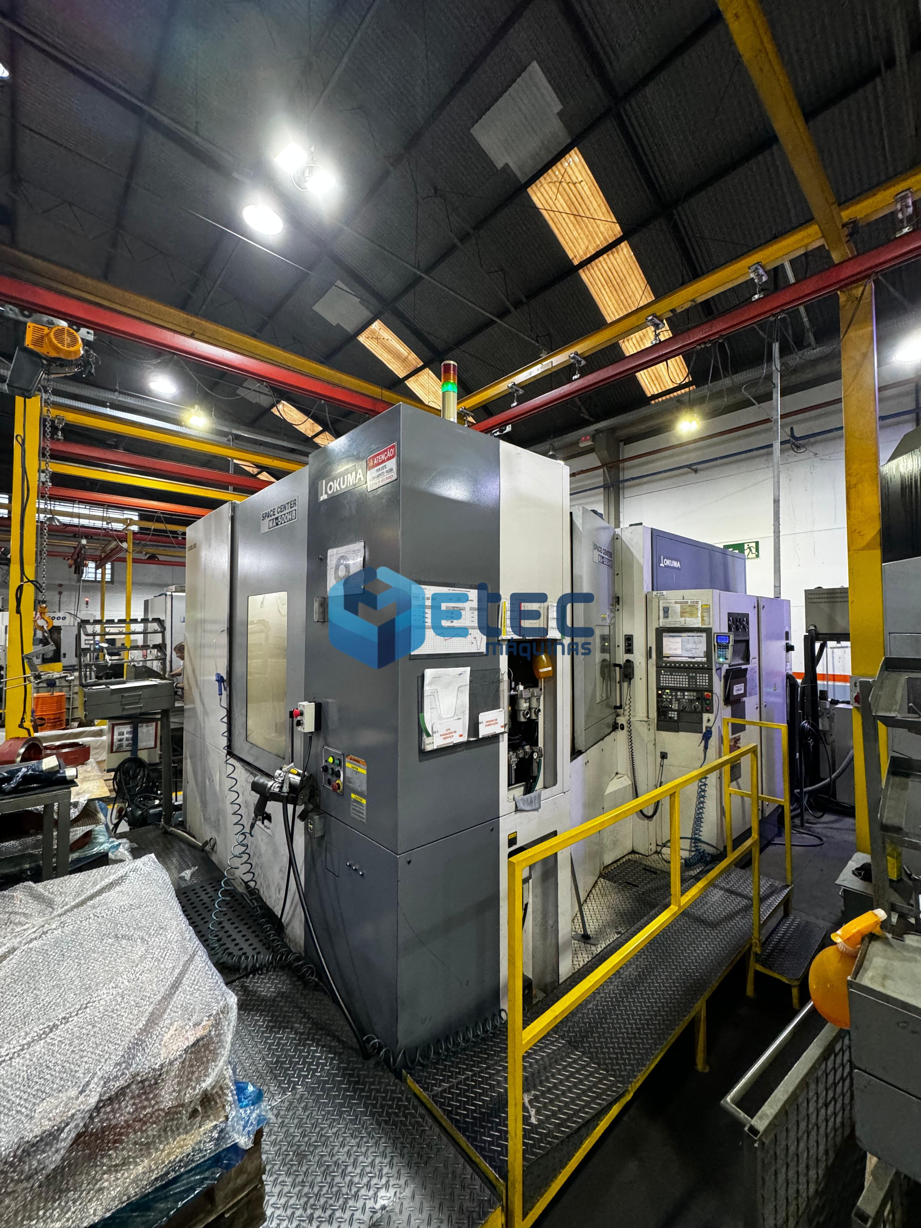 Centro de Usinagem Horizontal Duplo Pallet Okuma MA 500HB