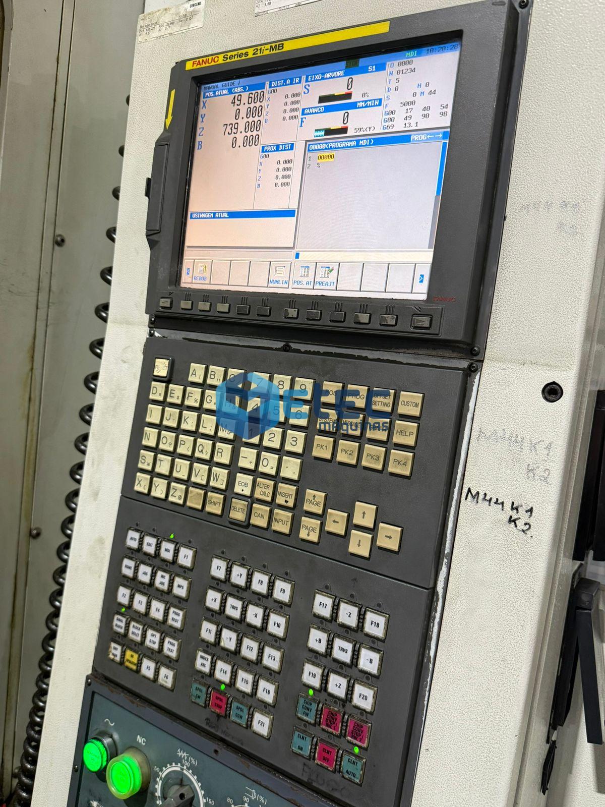 Centro de Usinagem Horizontal Duplo Pallet ROMI PH400