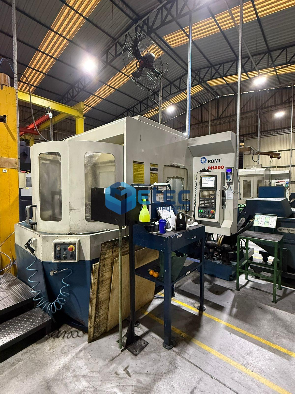 Centro de Usinagem Horizontal Duplo Pallet ROMI PH400