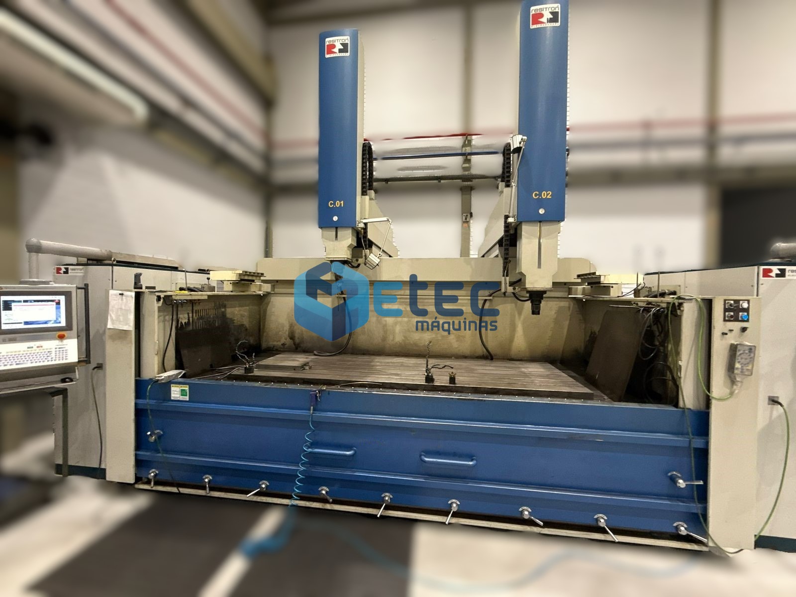Eletroerosão Penetração CNC Resitron Duplo  Cabeçote