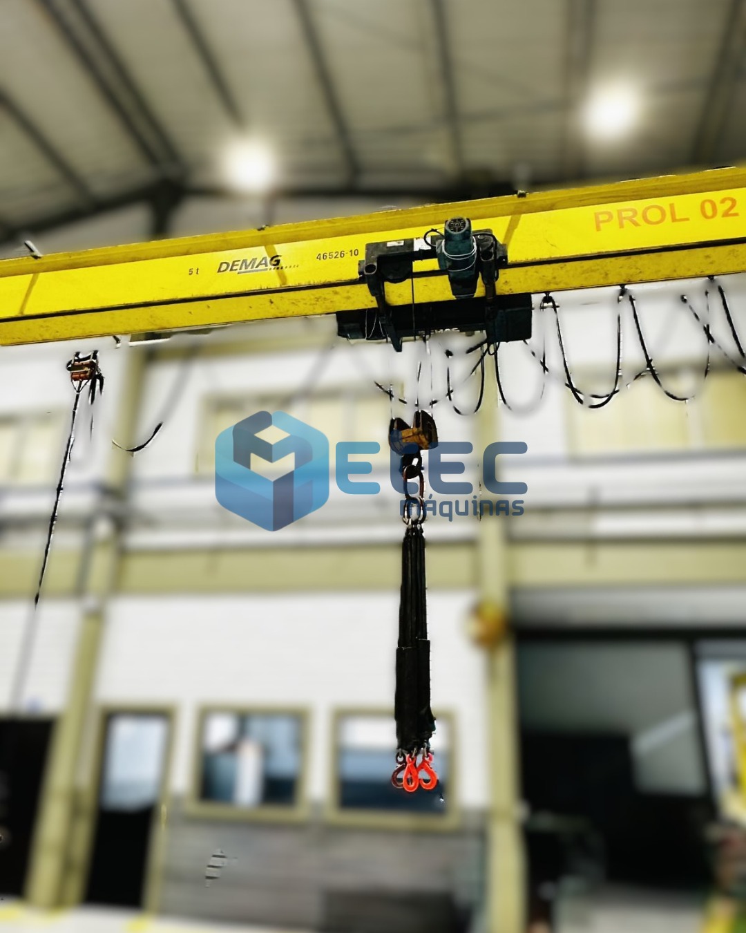 Ponte Rolante Monoviga Demag 5Tx10m de Vão