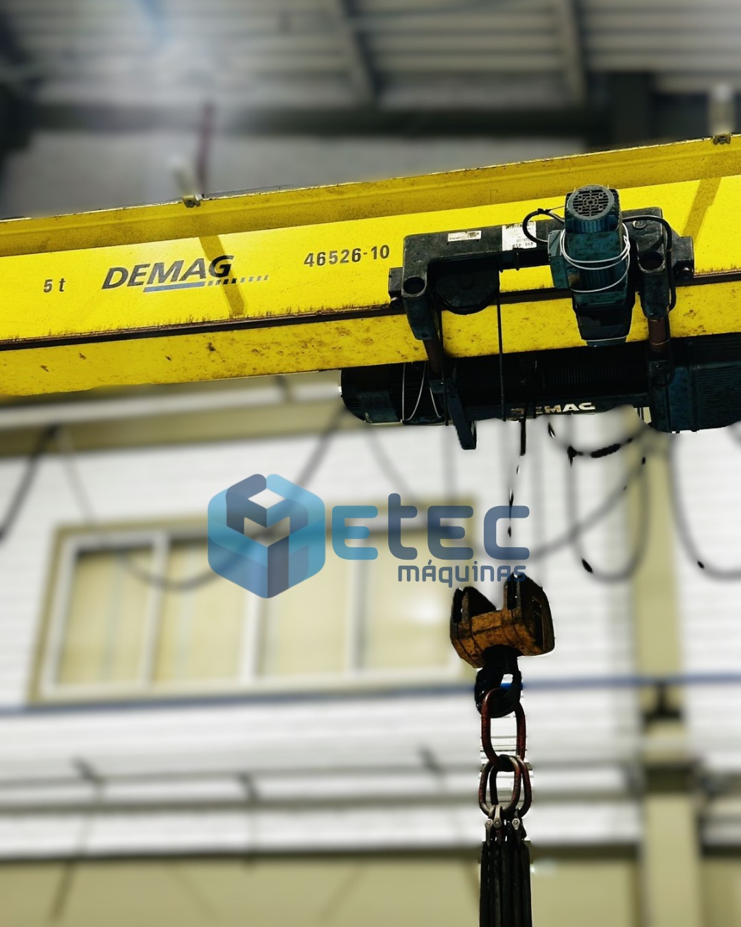 Ponte Rolante Monoviga Demag 5Tx10m de Vão