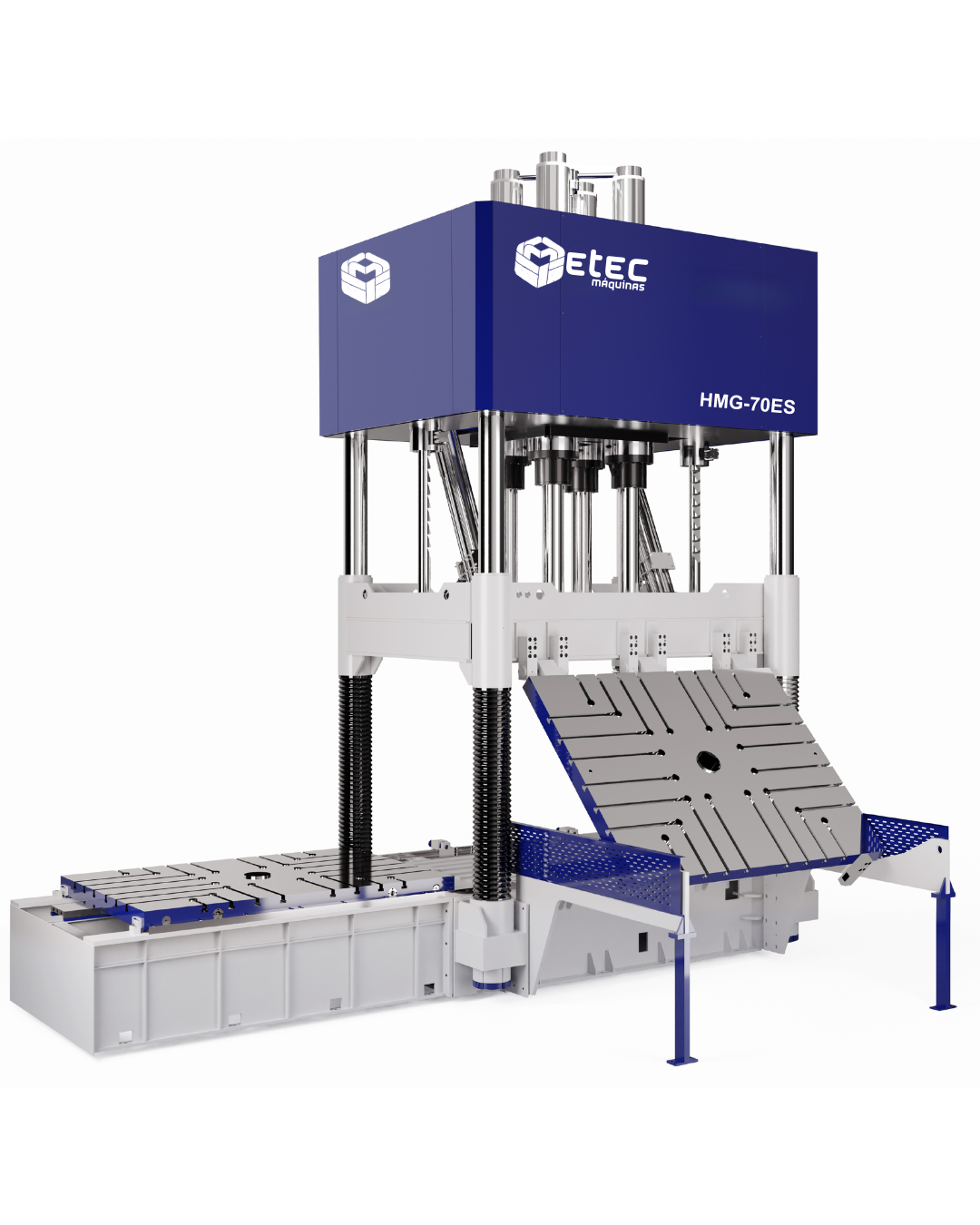 Prensa Hidráulica  Ajuste de Moldes ETEC HMG-70ES