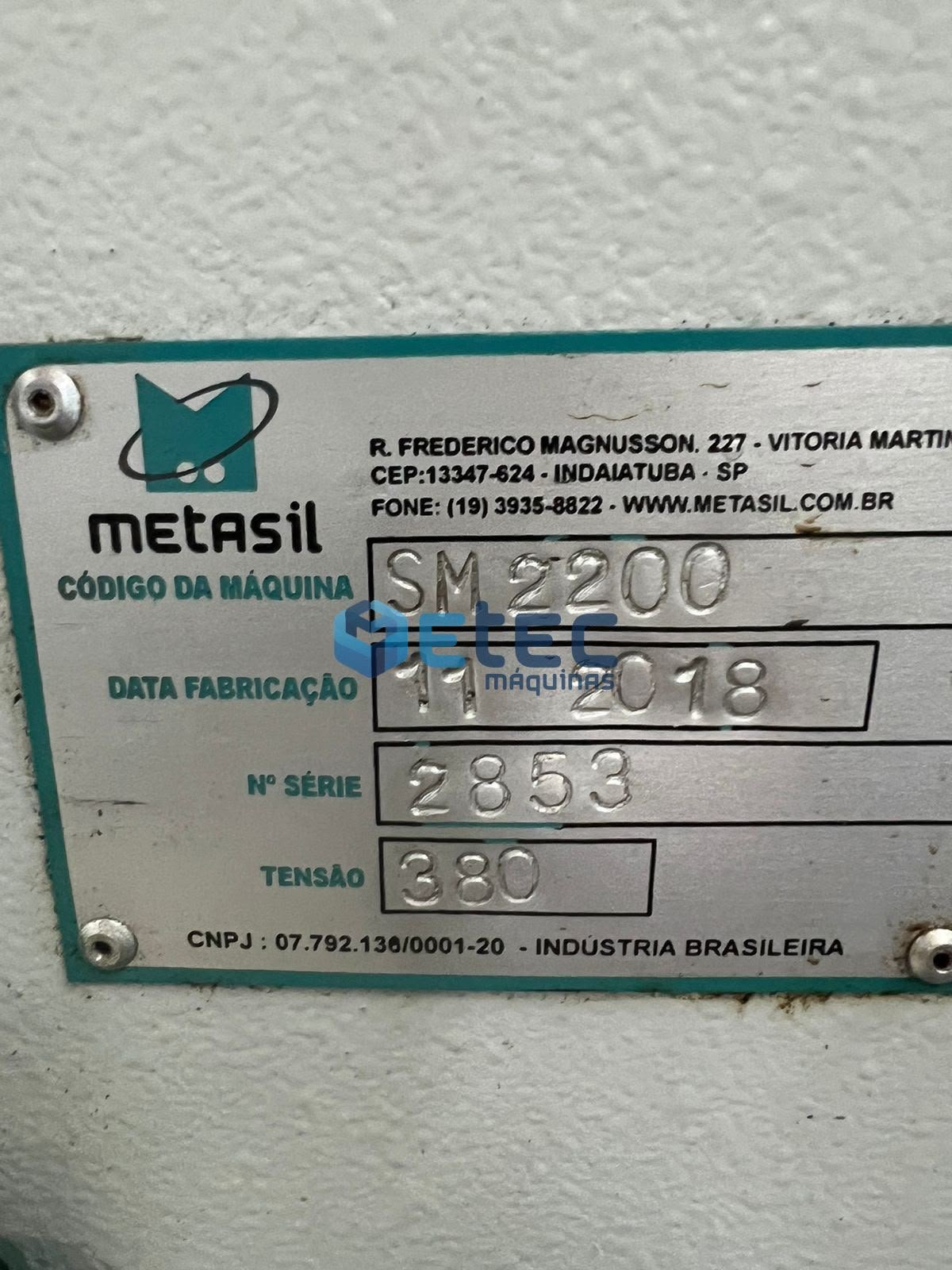 Retífica Centerless Lixadeira Smart SM2200