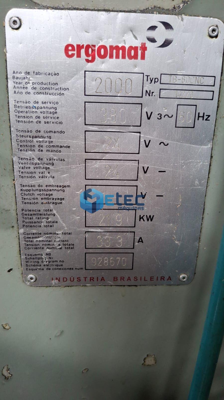 Torno CNC Ergomat TB60