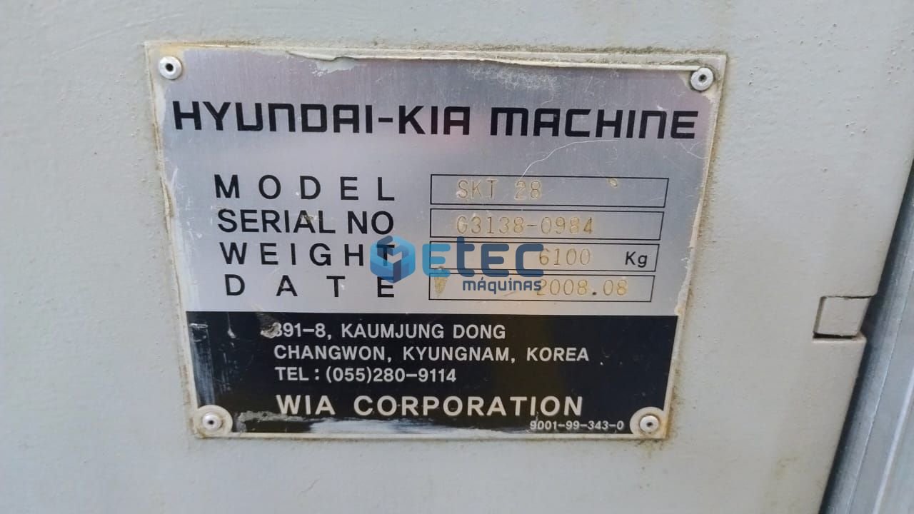 Torno CNC Hyundai SKT 28