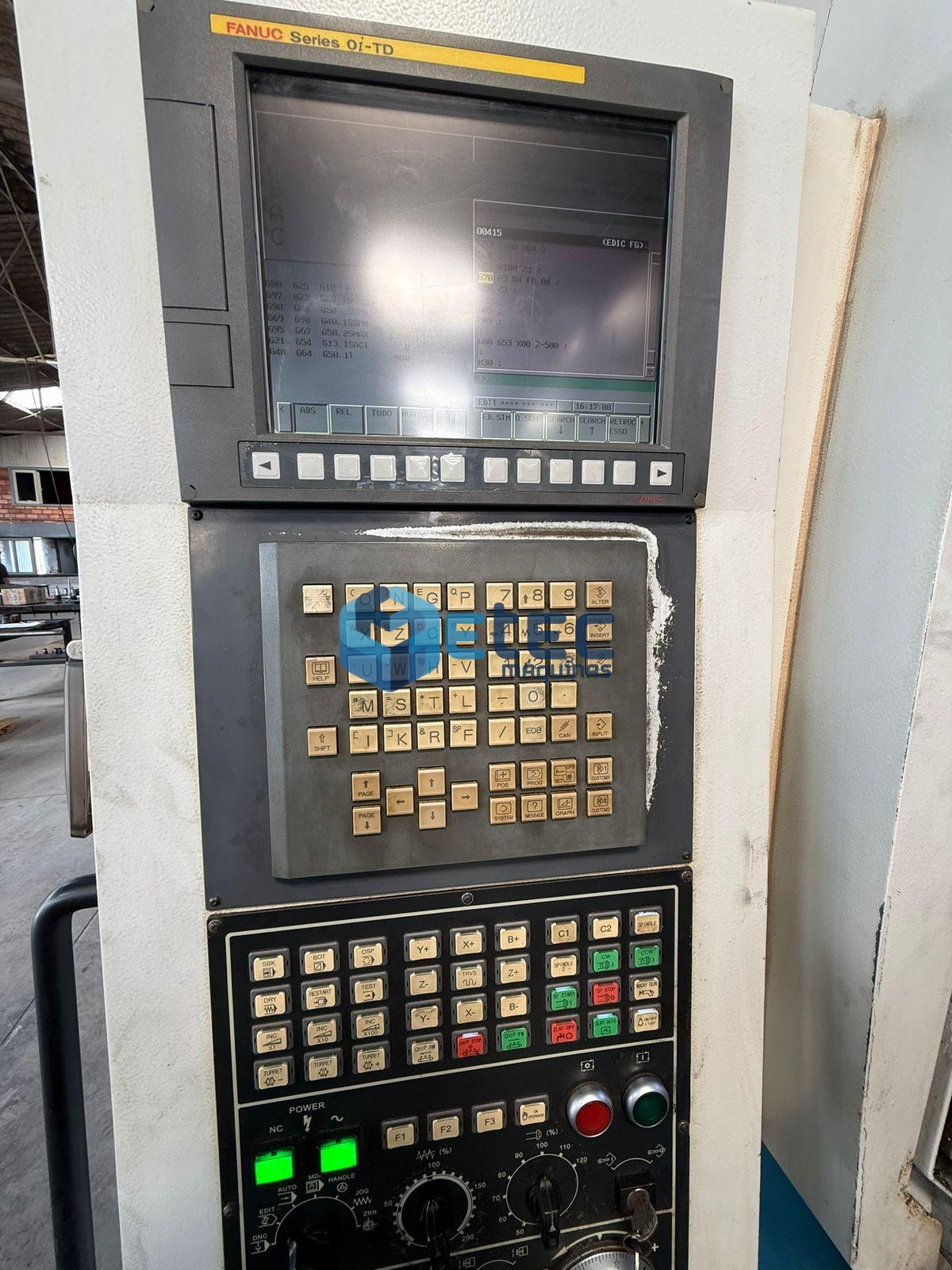 Torno CNC Romi GL400M - Ferramentas Acionadas