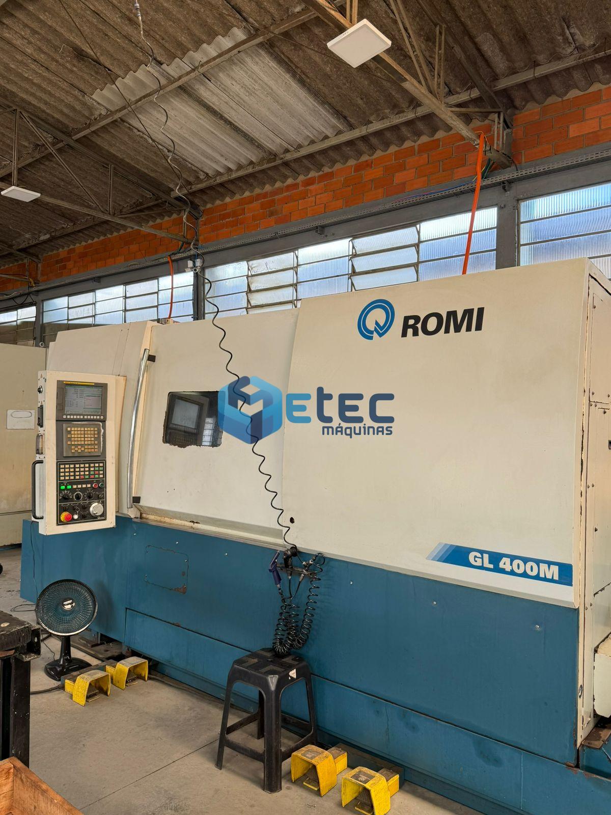 Torno CNC Romi GL400M - Ferramentas Acionadas
