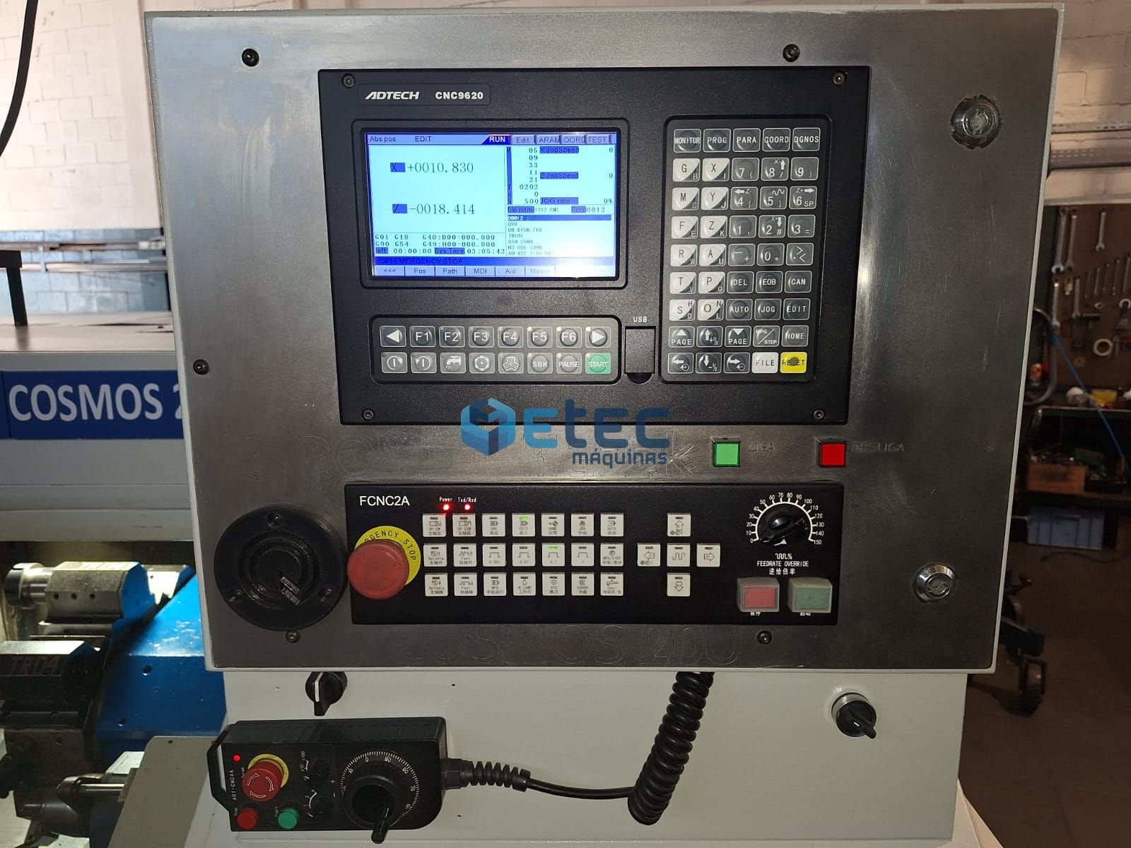 Torno CNC ROMI-MAZAK COSMOS 20U (Retrofitado)