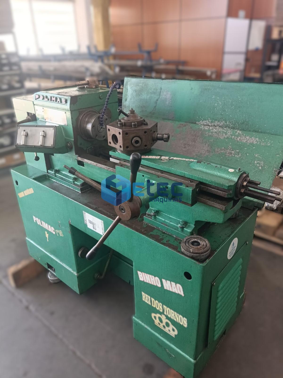 Torno Revólver Polimac 1” 1/2”