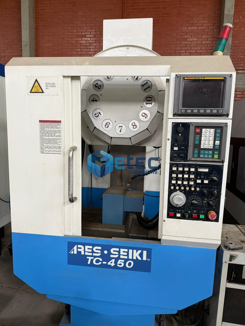 Centro de Usinagem Furação e Rosqueamento Ares Seiki TC-450