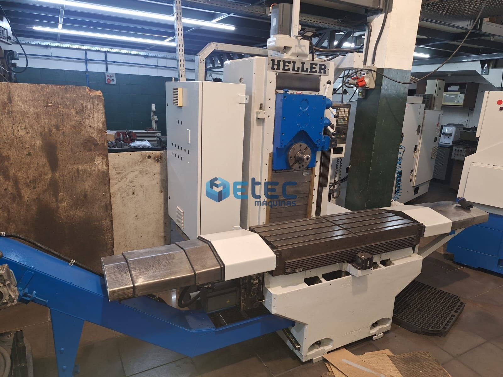 Fresadora CNC Heller PFV 10-1000 Banco Fixo