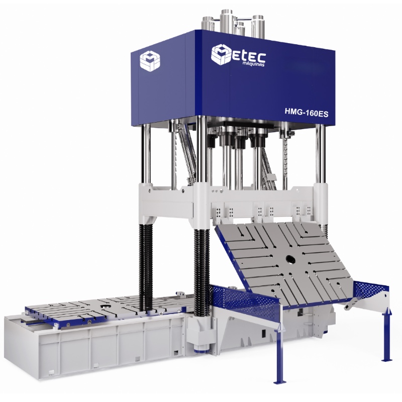 Prensa Hidráulica Ajuste de Moldes ETEC HMG-160ES