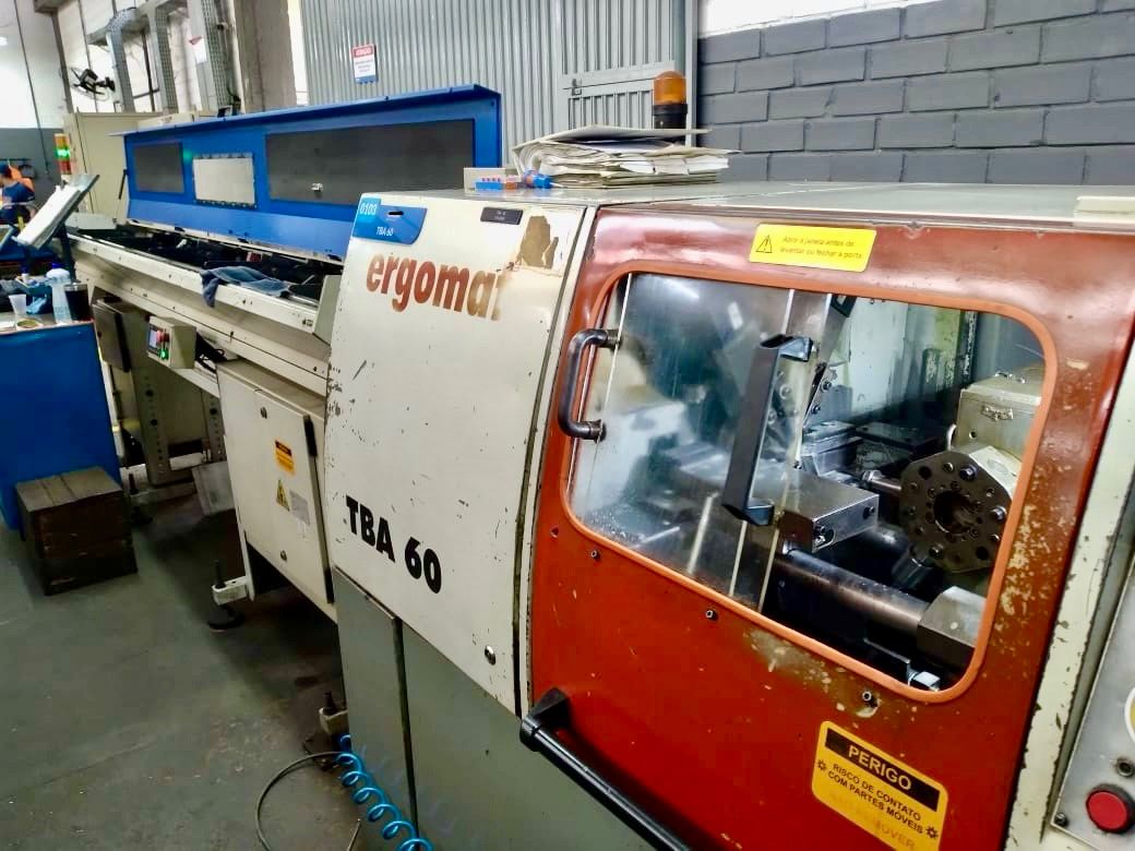 Torno Automático Ergomat TBA 60 + Alimentador BOSS 542